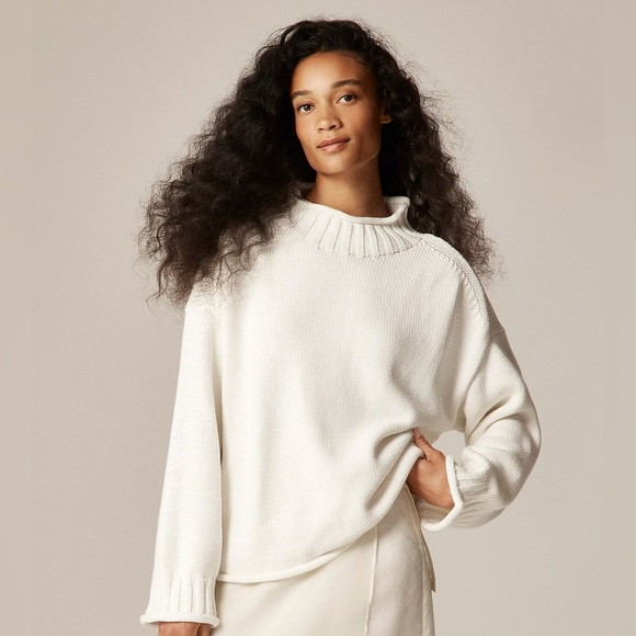NWT J. Crew 2025 rollneck sweater - Picture 2 of 5